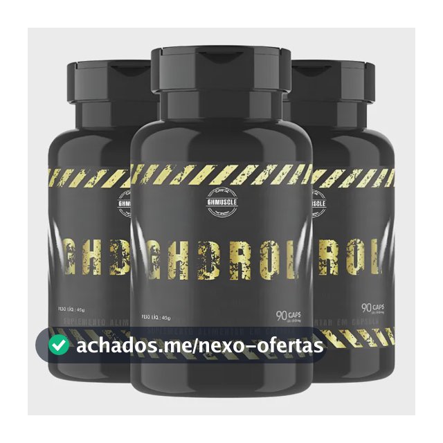 3 Gh Drol - Ghmuscle Sem Sabor