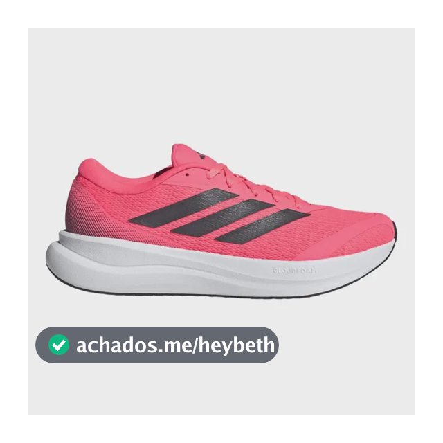 Tênis Masculino Runfalcon 6 adidas Rosa Liso 42 Br
