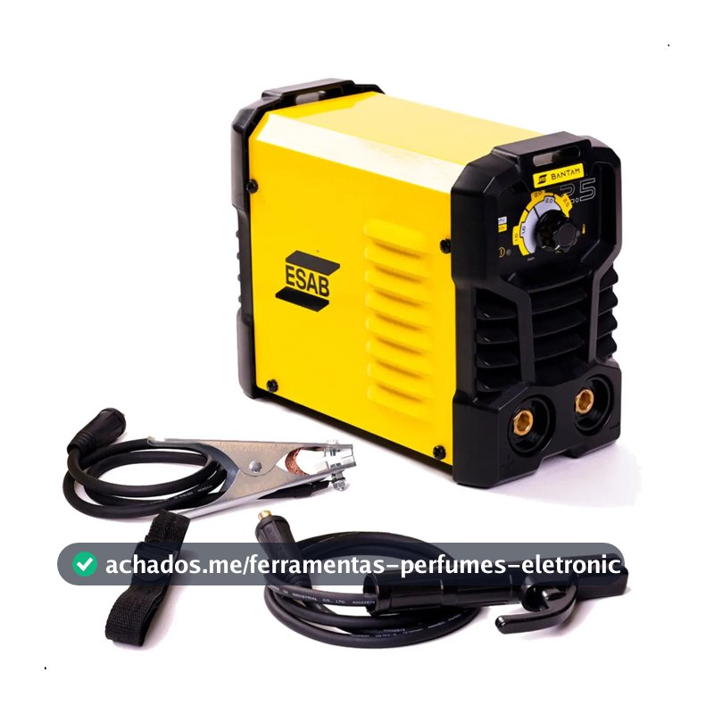 Máquina de Solda Inversora ESAB Bantam 2.5 Bivolt 110v/220v