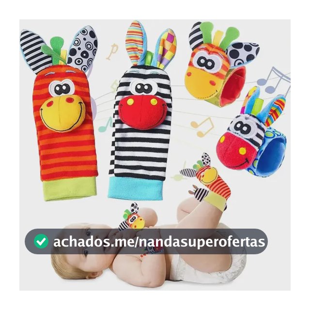 Sonhos De Pulso E Meia Para Bebê 4 Peças Estilo 1