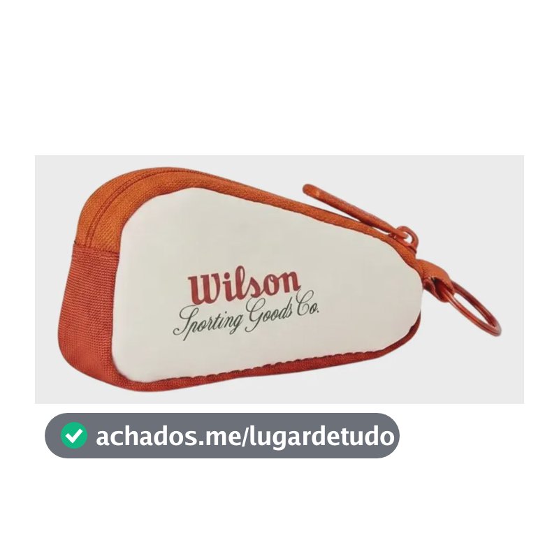 Chaveiro Wilson Raqueteira Roland Garros 2026 Bege