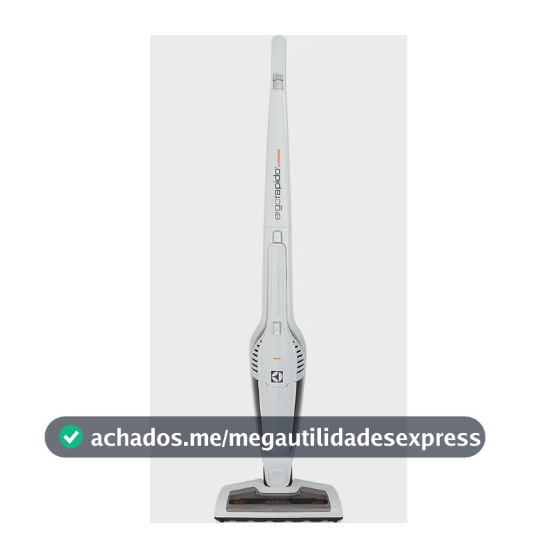 Aspirador de Pó Vertical Sem Fio Electrolux Ergorapido 2 em 1 Cyclone até 21 min Branco (ERG21) - Bivolt