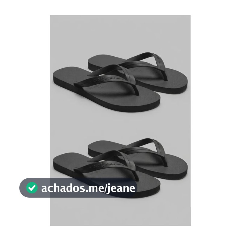 Kit 2 Chinelos Antiderrapantes Polo Wear Original Preto 43/44
