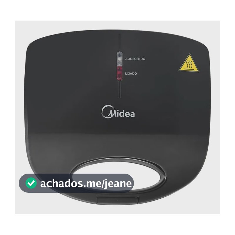 Sanduicheira Blackstone Preta Midea Preto