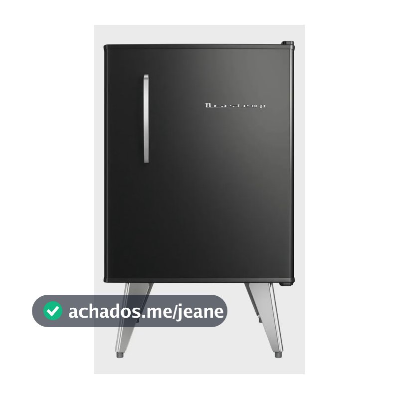Frigobar Brastemp Retrô 76 Litros Classic Black - BRA08ME