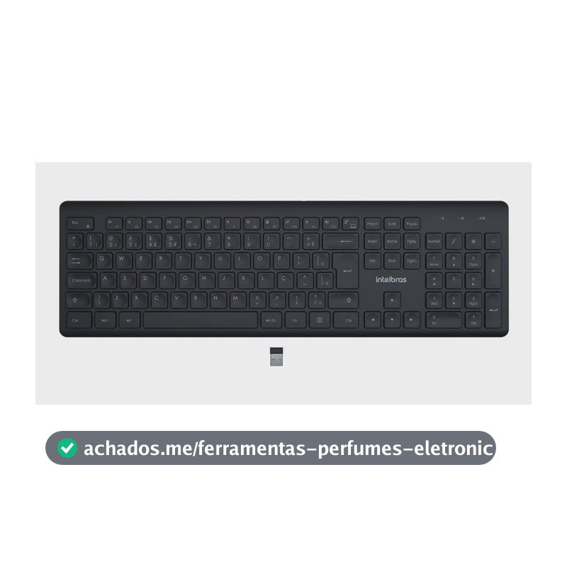 Teclado Sem Fio Intelbras TSI50 Clique Silencioso