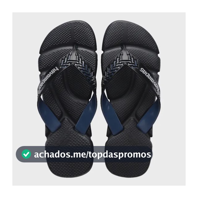 Chinelo Havaianas Masculino Power 2.0 Anatômica Massageadora