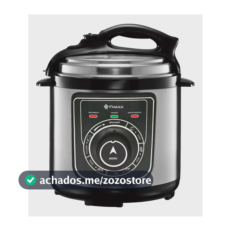 Panela De Pressão Elétrica Fmaxx Chef 4 Litros 800w Prateado 60hz