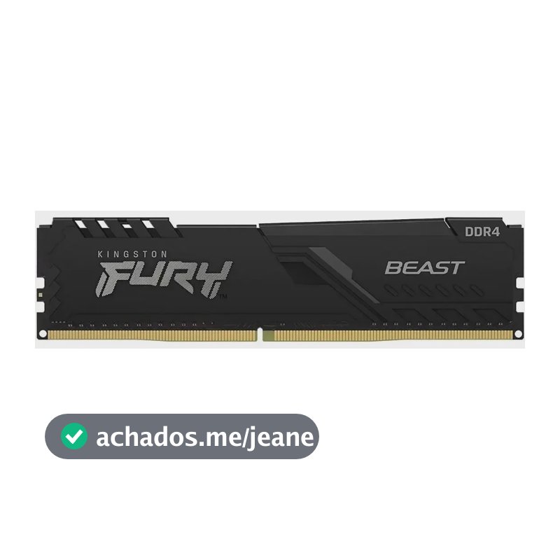 Memória Ram Desktop 8gb 2666mhz Fury Beast