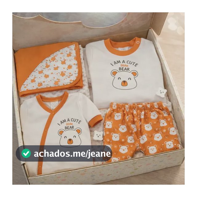 Miny Baby Sáida Maternidade Prematuro 4 Peças 100% Algodão