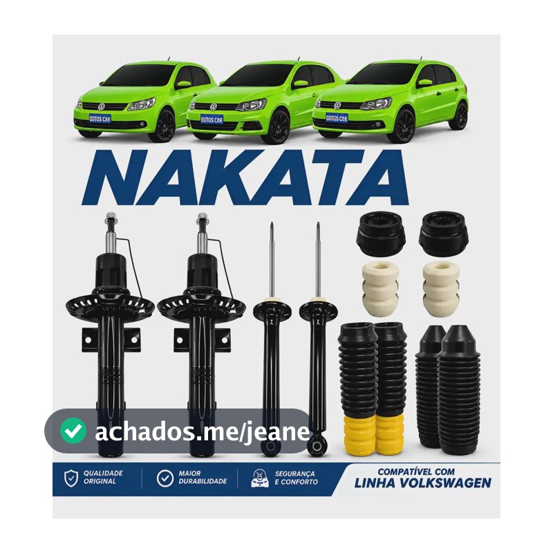 Amortecedores Nakata Gol Voyage G5 G6 G7 + Kits