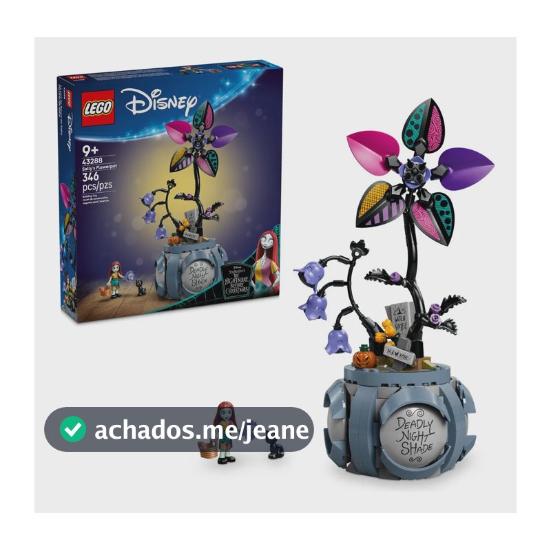 Blocos de Montar O Vaso de Flores da Sally Disney 43288 346 Peças Lego