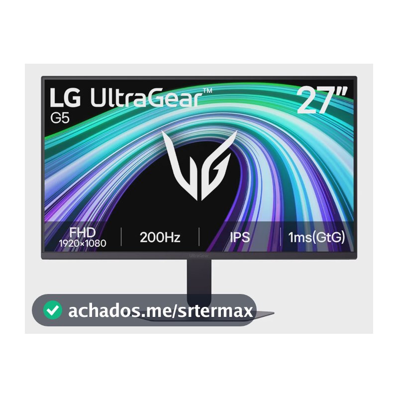 Monitor LG Ultragear - 27g523 - Ips De 27, 200hz, 1ms Preto 127/220v