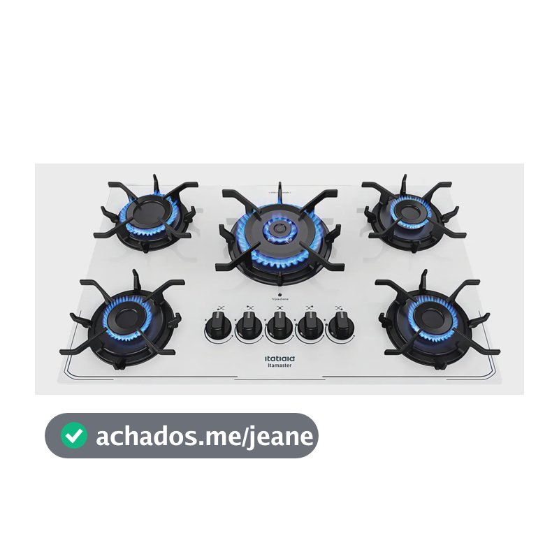 Cooktop Itatiaia Itamaster 5 Bocas - Branco Branco
