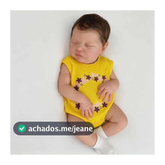 Boneca Bebê Reborn Corpo De Pano Pele 3d 50 Cm