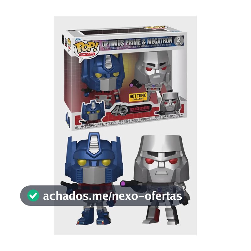 Funko Pop! Transformers Optimus Prime & Megatron 2-pack