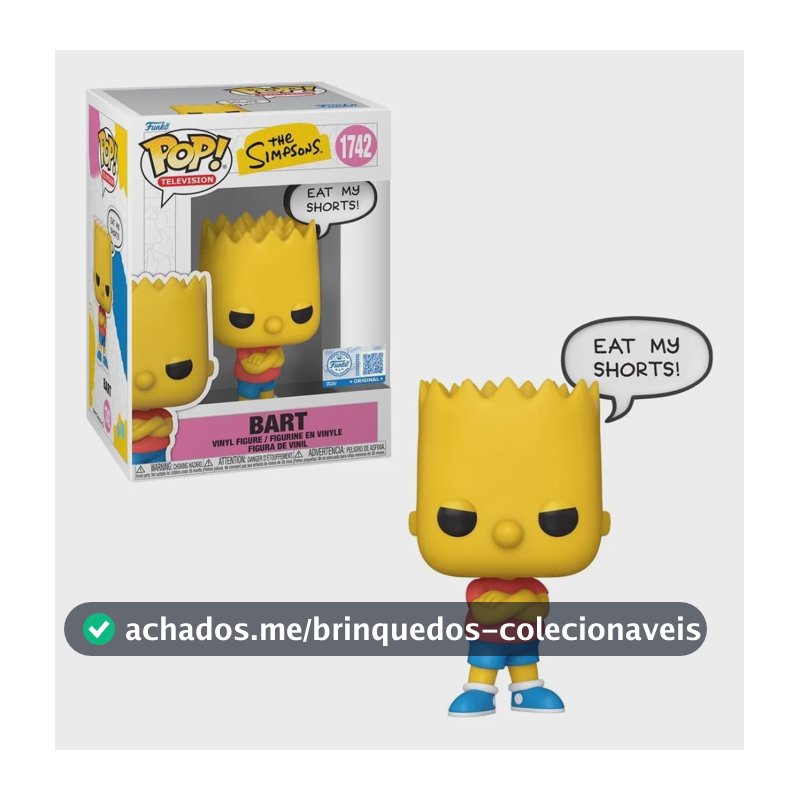 Boneco Funko Pop! Sayings Os Simpsons - Bart