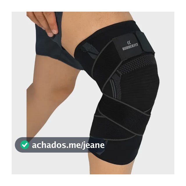 Joelheira De Compressão Elástica Para Esportes Premium