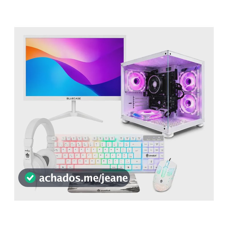 Pc Gamer Ryzen 7 5700g 16gb Ssd 480gb Monitor 20 Branco 480 Gb 16 Gb Radeon Vega 8 Graphics.