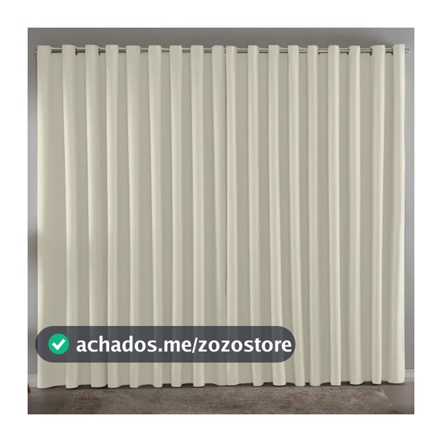 Cortina Blackout Em Tecido 6,00x2,80 Corta Luz Branco Gelo