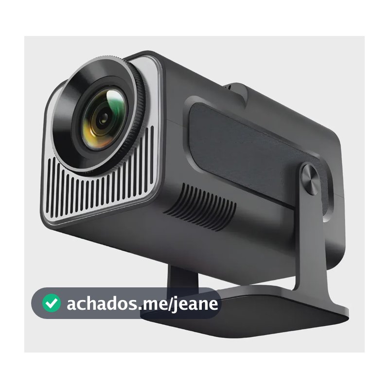 Projetor Hy320 Mini 4k Android 13 Wi-fi Bluetooth Cinema Preto 110v/120v