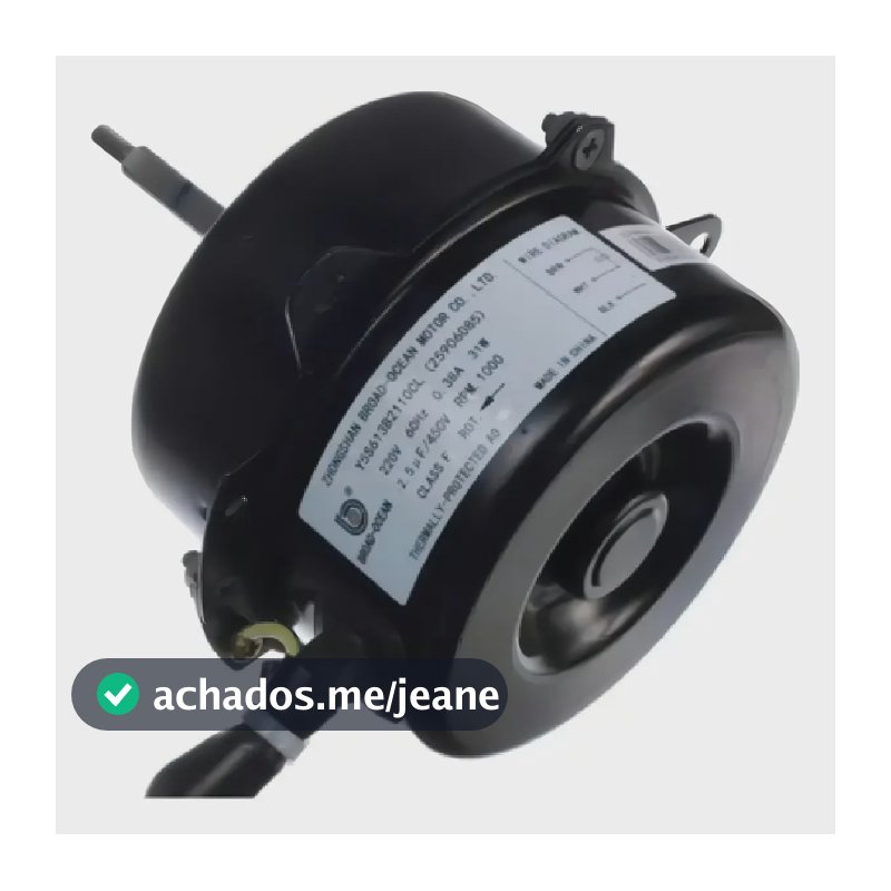 Motor Ventilador Condensa 25906085 Ar Split Springer
