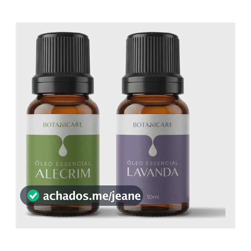 Óleo Essencial Lavanda E Alecrim Relaxamento E Foco - Botanicare