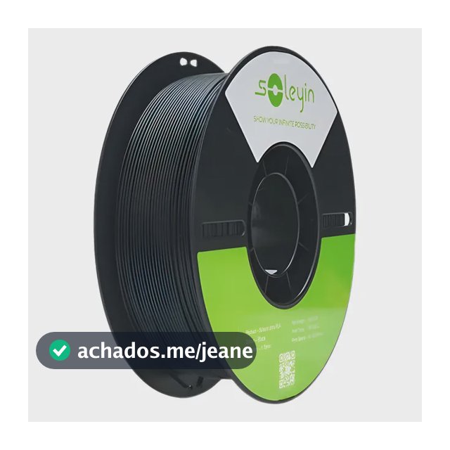 Filamento 3d Creality Soleyin Ultra Pla 1kg 1.75mm Cor Preto