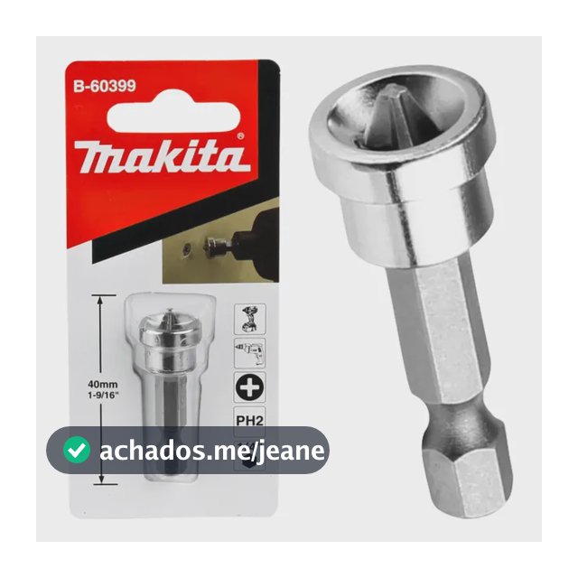 Bit Ph2 C/ Limitador P/ Drywall 40mm Makita B-60399 Phillips