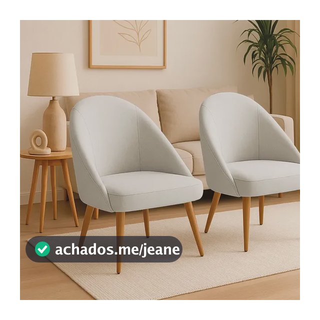 Kit 2 Banquetas Cadeira Orgânica Pés Palito Sala Quarto