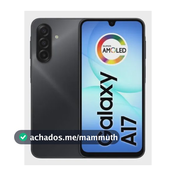Celular Samsung Galaxy A17 Com Ia, 128gb, 4gb Ram, Câm De 50mp, Tela De 6.7", Nfc, Ip54 - Preto