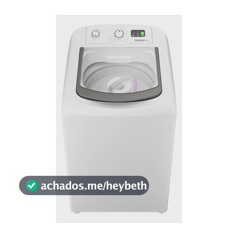 Máquina De Lavar Consul 9kg Branca Com Dosagem Econômica - C 110v Branco