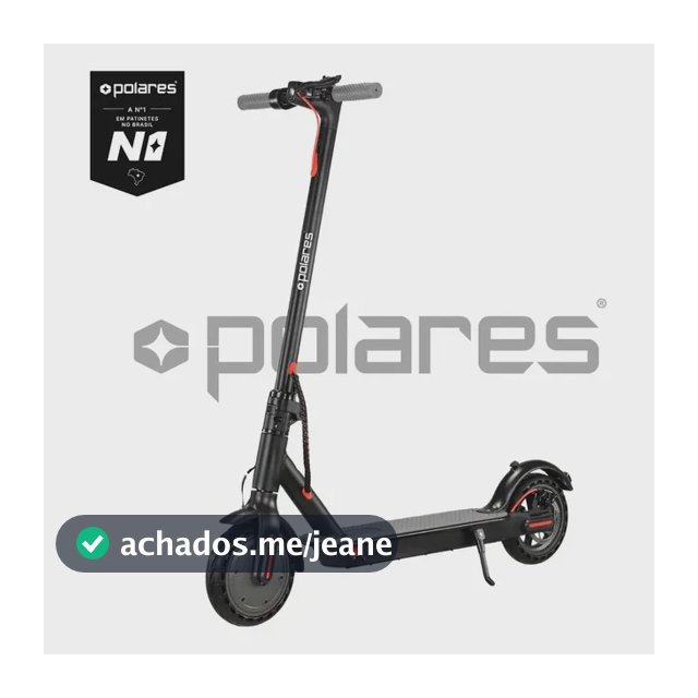 POLARES Z20 Patinete Elétrico Premium 500w Pneu Aderente Velocidade Máxima 32km/h Motorizado Até 30km De Autonomia Polares