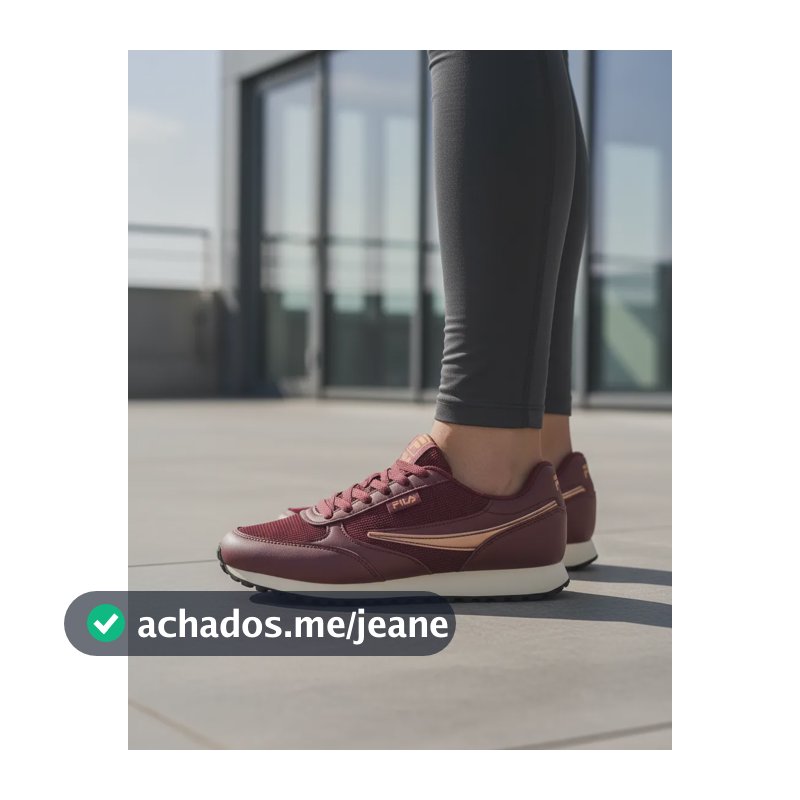 Tênis Fila Feminino Renno Classic W Bordo Escuro/cobre Liso 37 Br