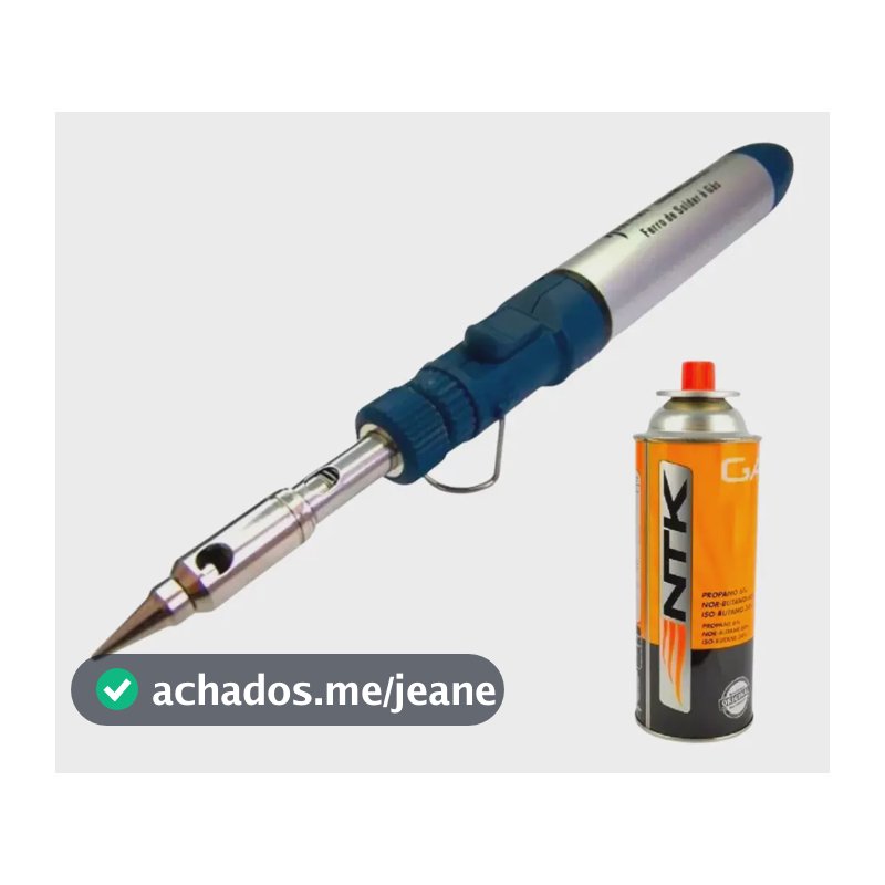 Ferro De Solda A Gás Hikari Hk-900 Soprador Maçarico C/ Gás