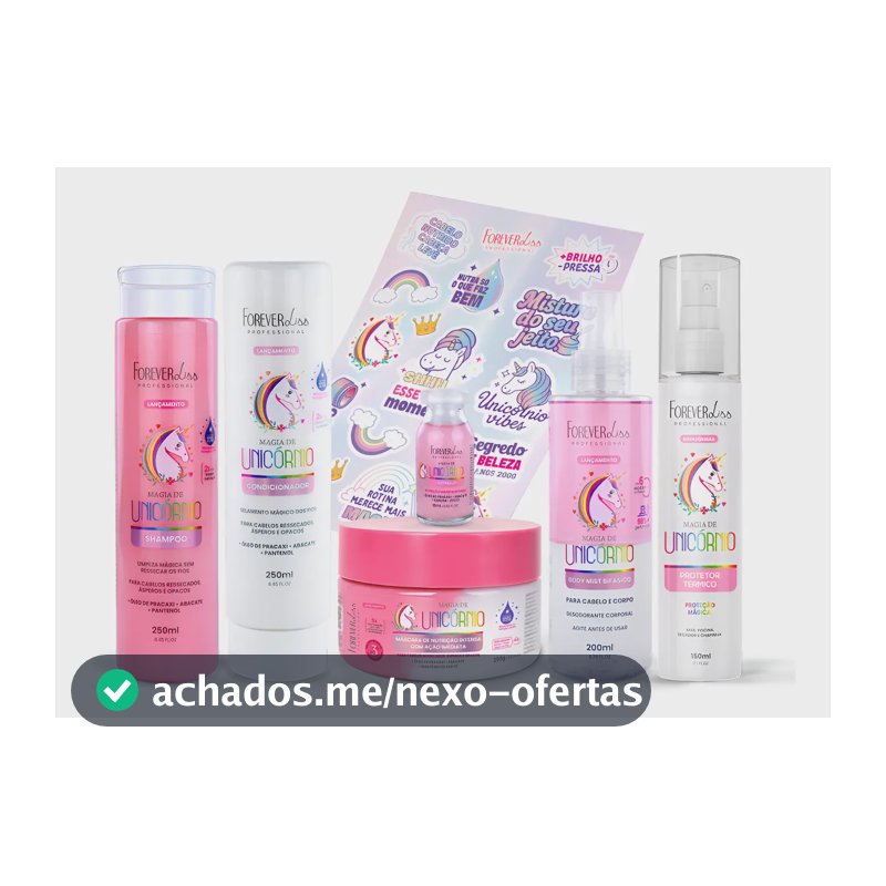 Kit Completo Magia De Unicórnio Forever Liss