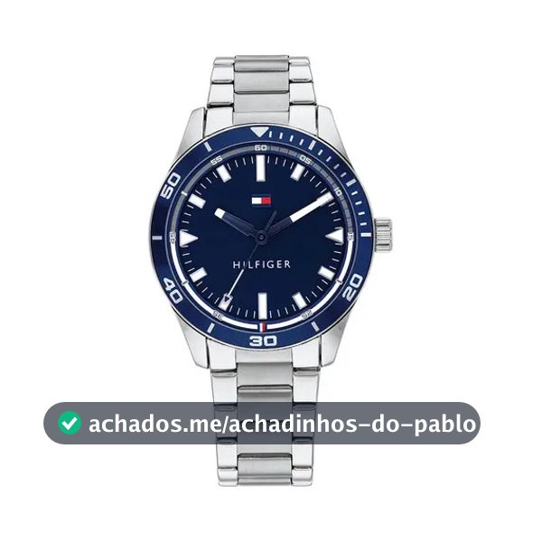 Relógio Tommy Hilfiger Masculino Aço Prateado 1791817