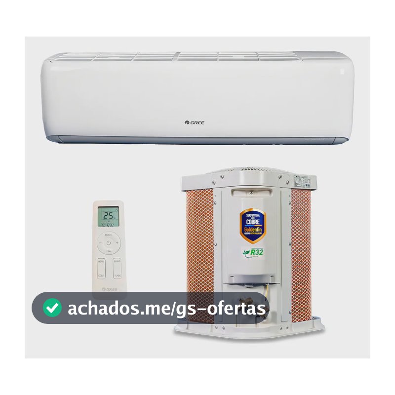 Ar Condicionado Split Gree 9000 BTU Inverter Wi-Fi Frio 220V R32