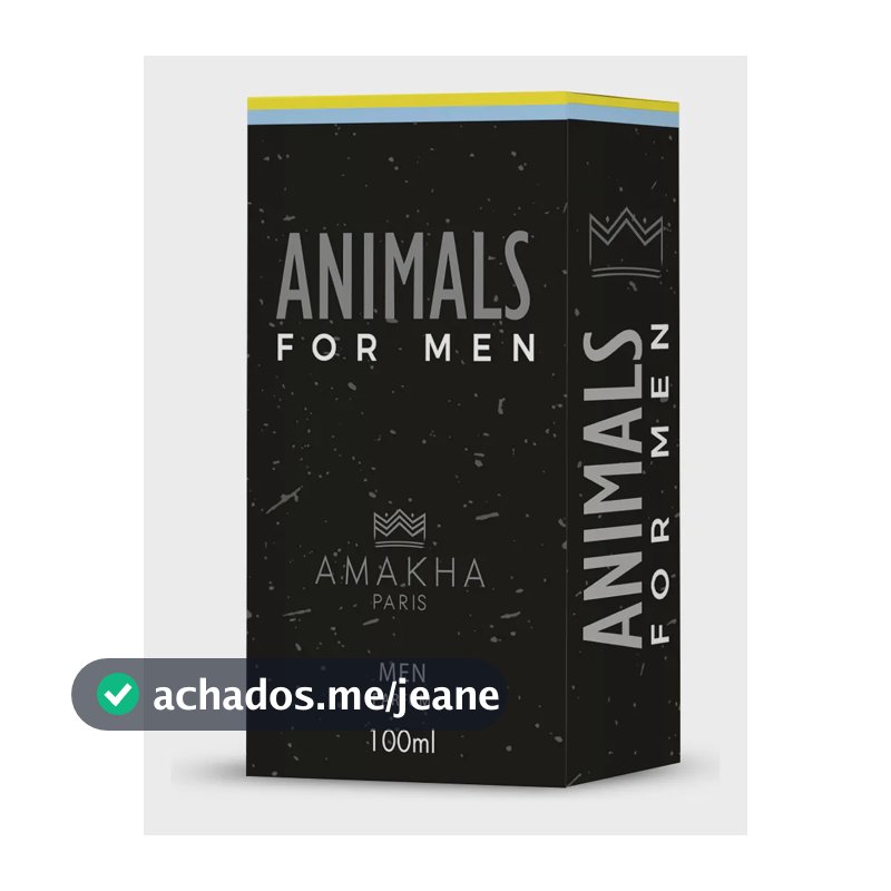 Deo Colônia Masculino Animals 100ml - Amakha Paris