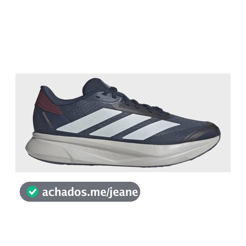 Tênis De Corrida Masculino Duramo Sl 2 adidas Azul Liso 40 Br