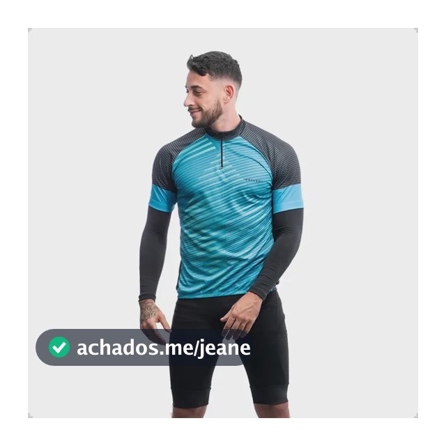 Conjunto Ciclismo Roupa Ciclista Camisa + Bermuda + Manguito