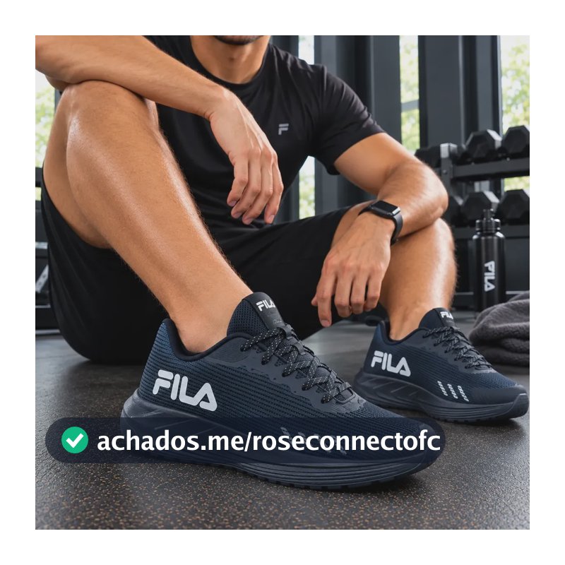 Tenis Fila Sprint Leve Masculino Esportivo Academia Treino Preto/grafite Mesh 44 44