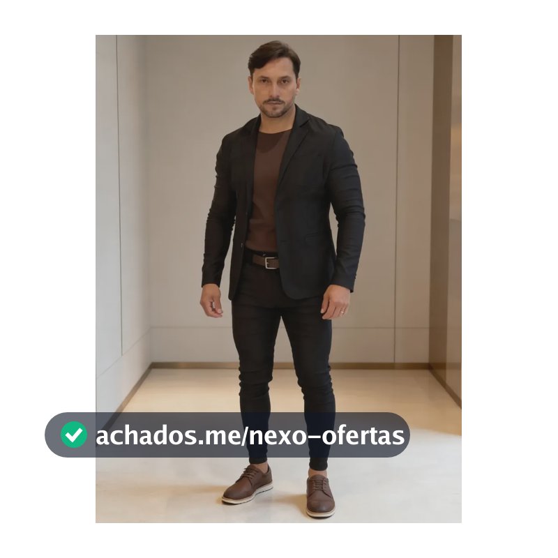 Conjunto Masculino Slim Fit Blazer Calça Italiano Bengaline