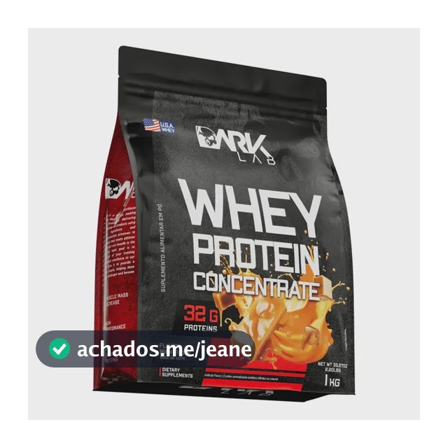 Whey Protein Concentrado 1kg Dark Lab Sabor Doce de leite