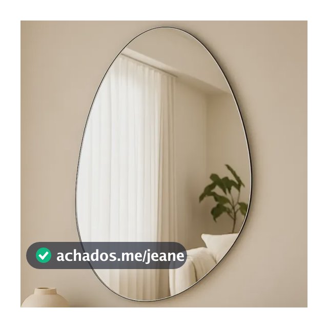 Espelho Lopazzi Orgânico  60x40cm Lavabo - Lyra Suporte