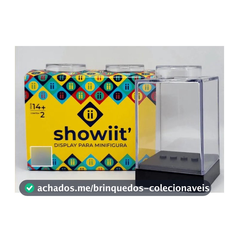 Display Showiit para Minifigura LEGO com 2 Expositores Coletáveis
