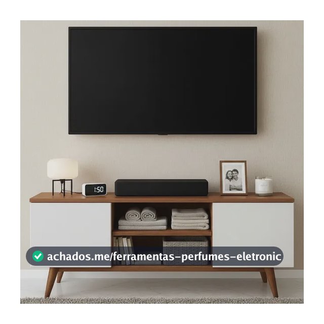 Rack Para Tv Versátil Para Sala Moderna Branco