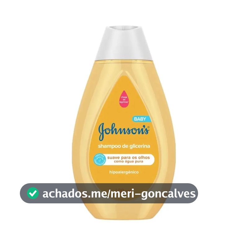 Shampoo Para Bebê Johnson's Baby De Glicerina 400ml