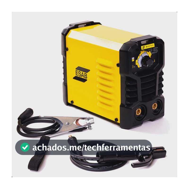 Máquina de Solda Inversora ESAB Bantam 2.5 Bivolt 110v/220v