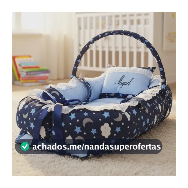 Ninho Com Mosquiteiro E Nome Personalizado